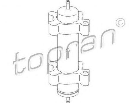 Filtru combustibil BMW 3 Cabriolet E46 TOPRAN 500740 PieseDeTop