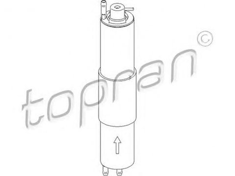 Filtru combustibil BMW 3 Compact E46 TOPRAN 500740 PieseDeTop