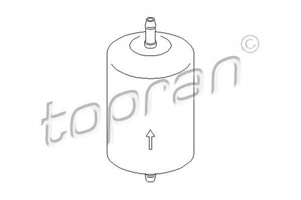 Filtru combustibil BMW 3 E36 TOPRAN 401032 PieseDeTop