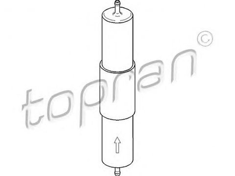 Filtru combustibil BMW 3 E46 TOPRAN 500739 PieseDeTop