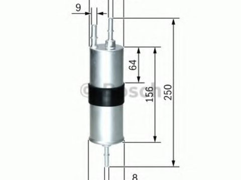 Filtru combustibil BMW 5 (F10, F18) (2009 - 2020) BOSCH F 026 403 754