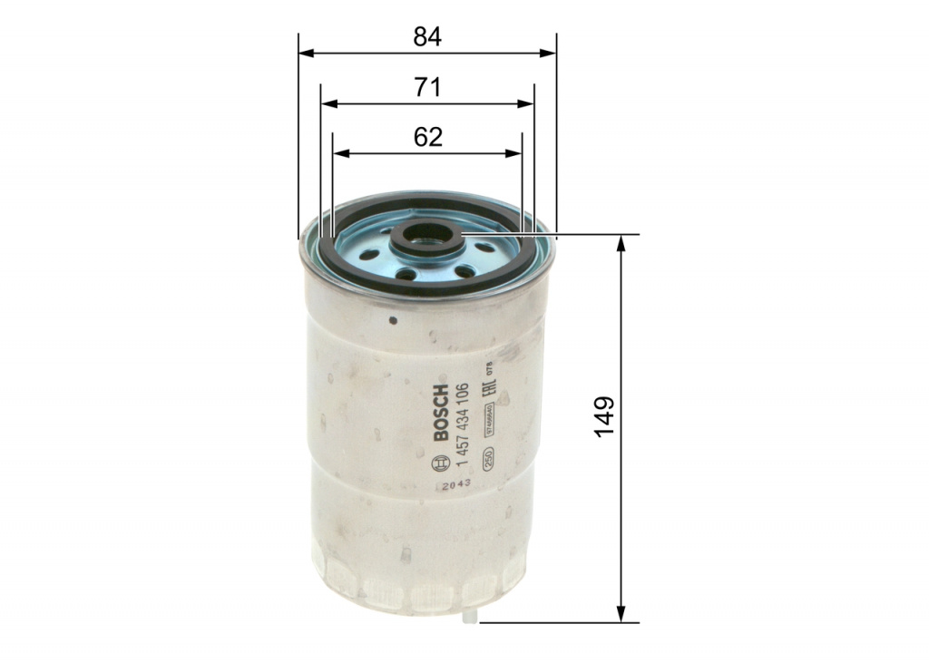 Filtru combustibil BOSCH 1 457 434 106