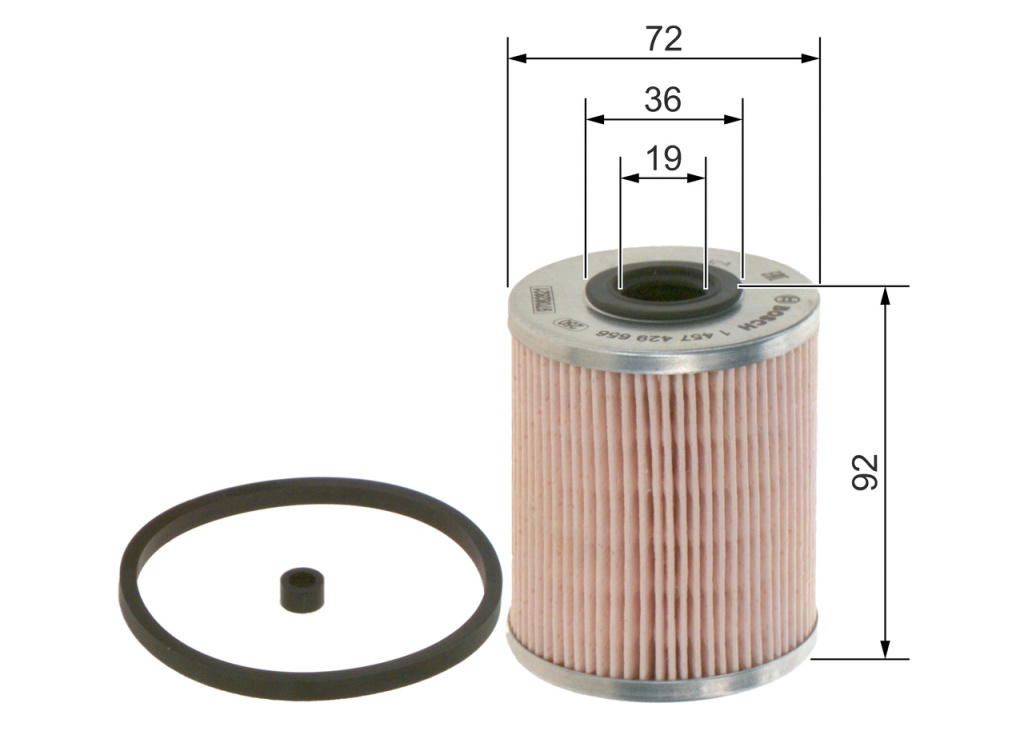 Filtru combustibil BOSCH 1457429656 se potriveste la VAUXHALL VECTRA (B) limuzina (J96) 1995 1996 1997 1998 1999 2000 2001