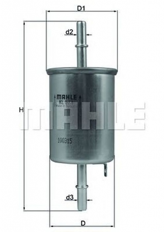 Filtru combustibil CHEVROLET MATIZ M200 M250 MAHLE ORIGINAL KL573