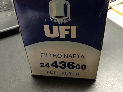 Filtru combustibil Chrysler Mercedes Mitsubishi Smart cod 2443600 producator UFI