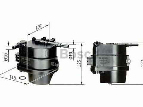 Filtru combustibil CITROEN C1 C2 C3 XSARA 1,4HDI/FORD FIESTA FUSION 1,4TDCI/PEUGEOT 107 206 207 307 BIPPER 1,4HDI 01- BEZ PODGRZEWACZA - Cod intern: W20144219 - LIVRARE DIN STOC in 24 ore!!!