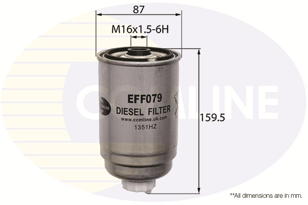 Filtru combustibil Comline AUDI A4 B5 (8D2) 2000-2000 - EFF079