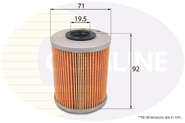 Filtru combustibil COMLINE EFF046 compatibil cu VOLVO V40 combi (645) 2000 2001 2002 2003 2004