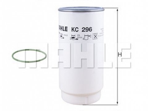 Filtru combustibil DAF XF 105 MAHLE KC296D