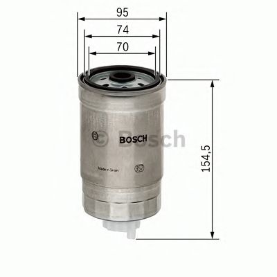 Filtru combustibil diesel NISSAN Almera Tino (V10) (An fabricatie 09.2003 - 02.2006, 112 - 136 CP, Diesel) - Cod intern: W20144237 - LIVRARE DIN STOC in 24 ore!!!