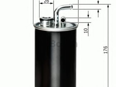 Filtru combustibil DODGE AVENGER (2007 - 2020) BOSCH F 026 402 827