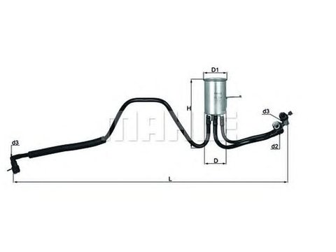 Filtru combustibil DODGE CARAVAN RG KNECHT KL544