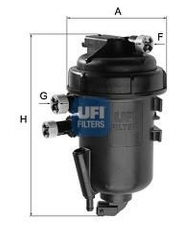 Filtru combustibil FIAT 500 312 UFI 55.173.00