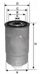 Filtru combustibil FIAT BRAVA (182) (1995 - 2003) SOFIMA S 8501 NR