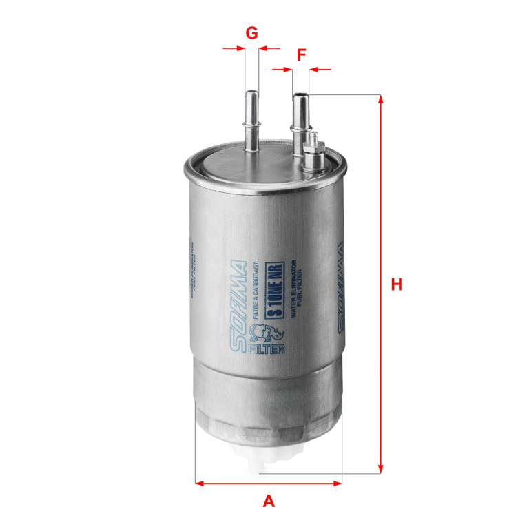 Filtru combustibil # Fiat Doblo 2010 2011 2012 2013 2014 2015 2016 2017 2018 2019 2020 2021 2022 2023 2024 2025 # S 1ONE NR # SOFIMA