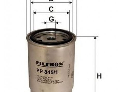 Filtru combustibil FIAT DUCATO platou sasiu 290 FILTRON PP8451