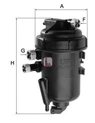 Filtru combustibil # Fiat Idea 2005 2006 2007 2008 2009 2010 2011 2012 2013 2014 2015 2016 2017 2018 2019 2020 2021 2022 2023 2024 2025 # S 5181 GC # SOFIMA