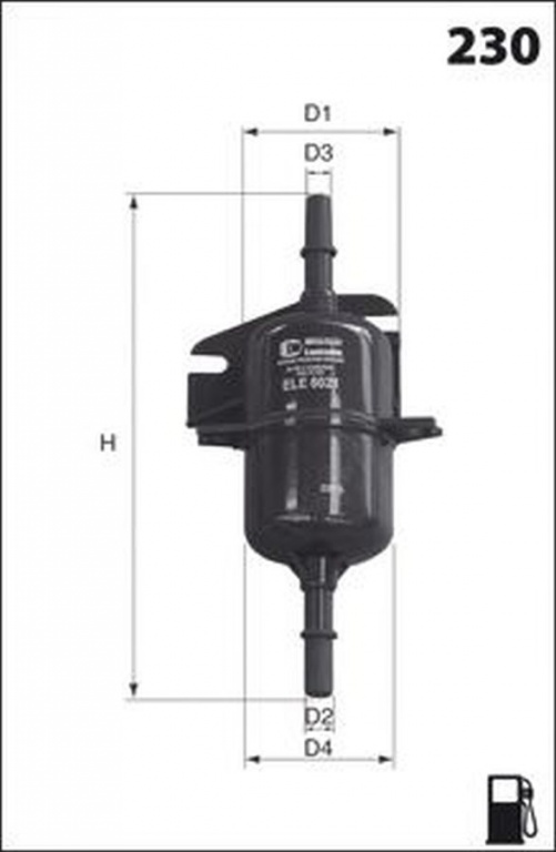 Filtru combustibil FIAT STRADA pick-up 178E LUCAS FILTERS LFPF010