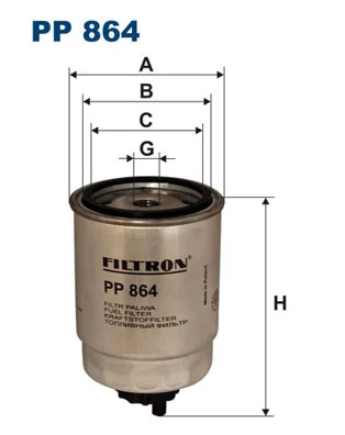 Filtru combustibil Filtron CITROËN ZX Break (N2) 1996-1998 - PP 864