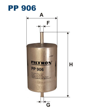 Filtru combustibil FILTRON PP906 model RENAULT LAG