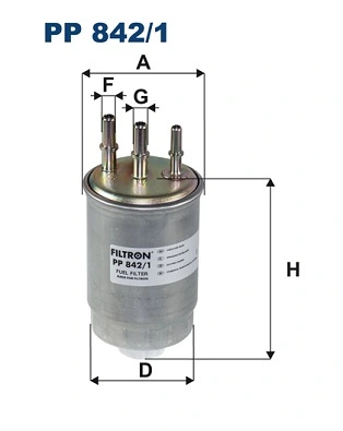 Filtru combustibil Filtron SSANGYONG RODIUS I 2005-2010 - PP 842/1