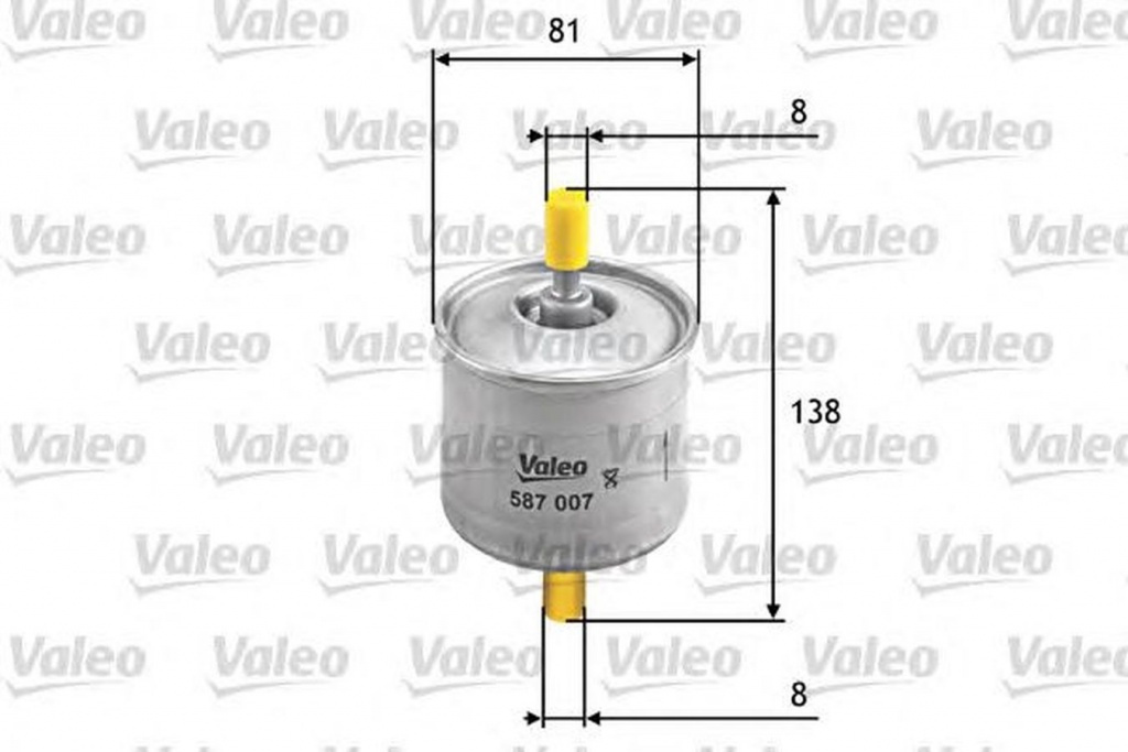 Filtru combustibil FORD FIESTA III GFJ VALEO 58700