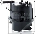 Filtru combustibil FORD FOCUS C-MAX MANN-FILTER WK 939/2 z