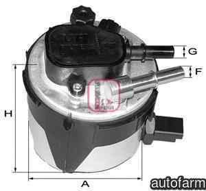 Filtru combustibil FORD FOCUS C-MAX SOFIMA S 5170 GC