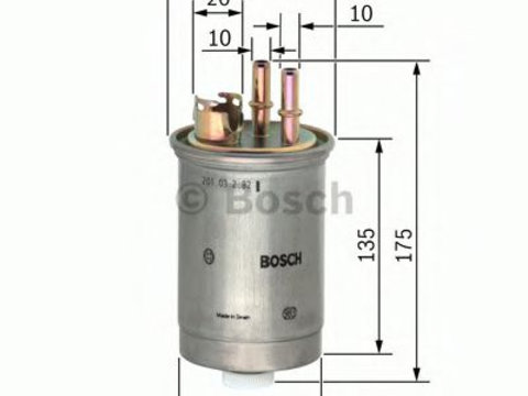 Filtru combustibil FORD FOCUS (DAW, DBW) (1998 - 2007) BOSCH 0 450 906 357
