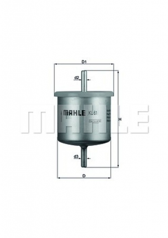 Filtru combustibil FORD KA RB MAHLE ORIGINAL KL61