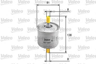 Filtru combustibil FORD MONDEO I GBP VALEO 587007