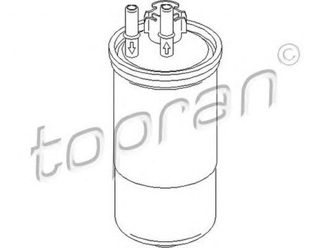 Filtru combustibil FORD MONDEO III B5Y TOPRAN 302130 PieseDeTop