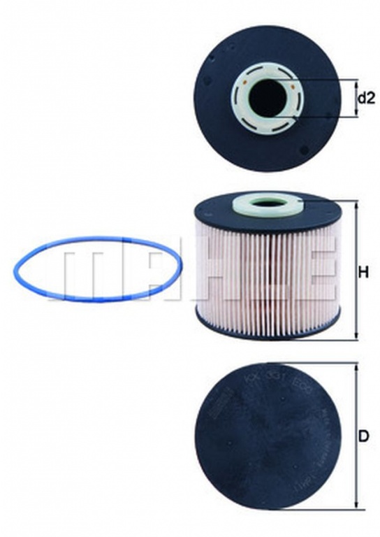 Filtru combustibil FORD MONDEO IV limuzina BA7 MAHLE ORIGINAL KX331D