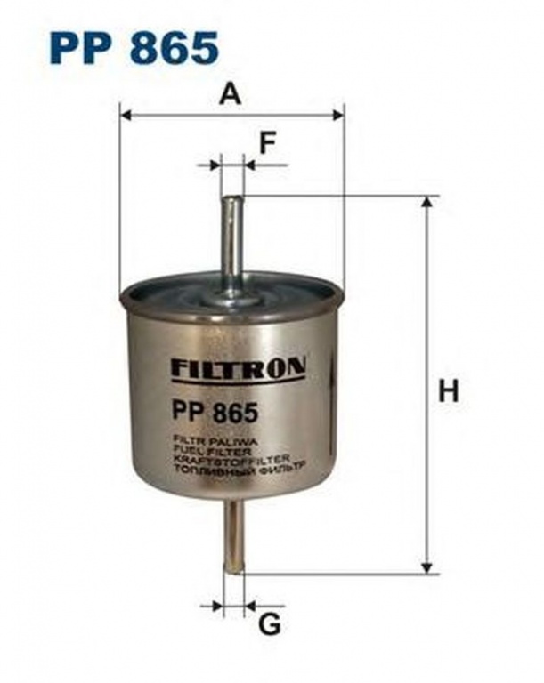 Filtru combustibil FORD PUMA EC FILTRON PP865