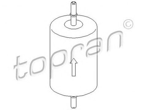 Filtru combustibil FORD TRANSIT caroserie TOPRAN 302130 PieseDeTop