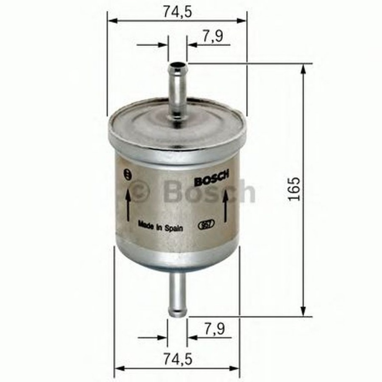 Filtru combustibil FORD TRANSIT platou sasiu BOSCH 0450905927