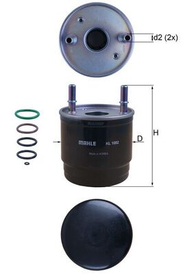 Filtru combustibil Fuel filter KIA RIO IV STONIC 1.4D/1.6 d 01.17- KNECHT KL1002D