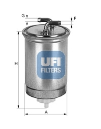 Filtru combustibil # Honda Accord 2004 2005 2006 2007 2008 # 24 435 00 # UFI