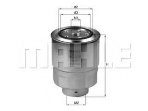 Filtru combustibil HONDA ACCORD VII (CL) (2003 - 2016) MAHLE ORIGINAL KC 256D