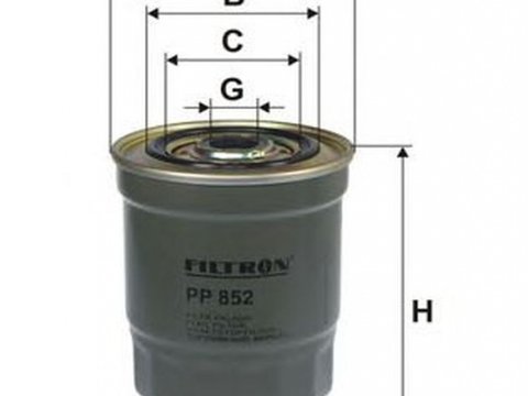 Filtru combustibil HYUNDAI H-1 STAREX FILTRON PP852