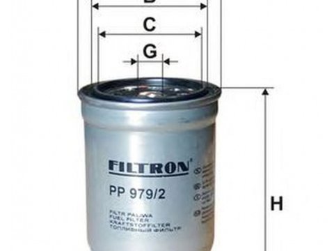 Filtru combustibil HYUNDAI ix35 LM EL ELH FILTRON PP9792