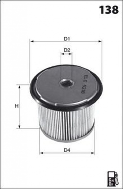 Filtru combustibil HYUNDAI LANTRA II J-2 LUCAS FILTERS LFDE101