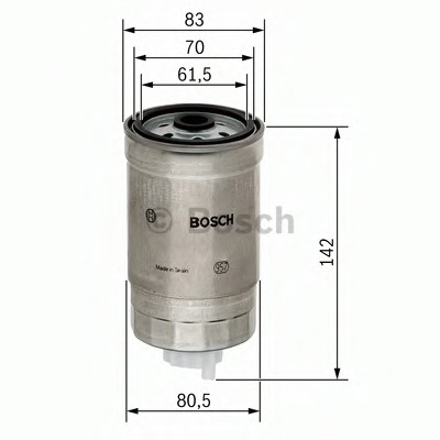 Filtru combustibil # Hyundai Matrix 2001 2002 2003 2004 2005 2006 2007 2008 2009 2010 # 1 457 434 510 # BOSCH