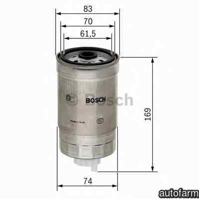 Filtru combustibil HYUNDAI TRAJET FO BOSCH 1 457 434 198