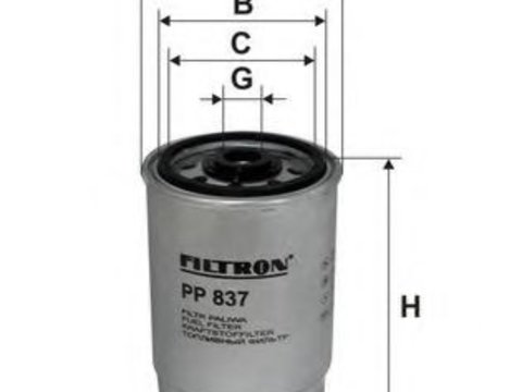 Filtru combustibil IVECO DAILY III platou / sasiu (1999 - 2006) FILTRON PP837 piesa NOUA