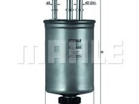 Filtru combustibil JAGUAR X-TYPE (CF1) (2001 - 2009) MAHLE ORIGINAL KL 446