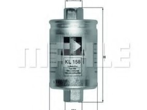 Filtru combustibil JAGUAR XK 8 cupe (QEV) (1996 - 2005) MAHLE ORIGINAL KL 158