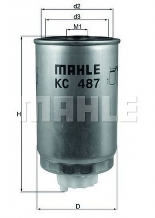 Filtru combustibil JEEP PATRIOT MK74 MAHLE ORIGINAL KC487