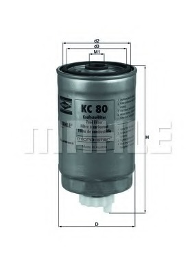 Filtru combustibil KC 80 KNECHT pentru Peugeot Boxer Vw Passat Land rover Discovery Audi A4 Land rover Defender Audi A6 Skoda Superb