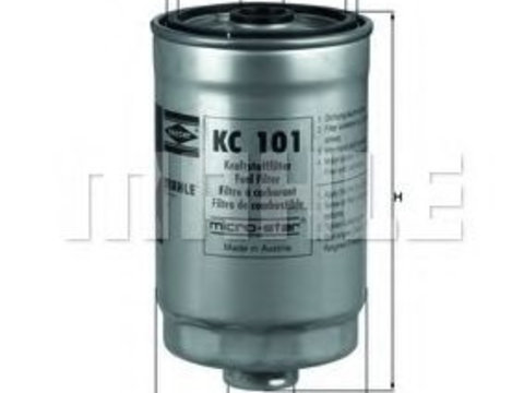 Filtru combustibil KIA SORENTO I (JC) (2002 - 2020) MAHLE ORIGINAL KC 101